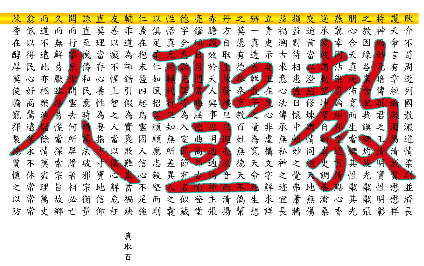 闡發五教聖人之奧旨訓中訓