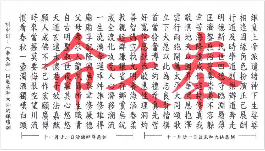 奉天命訓中訓